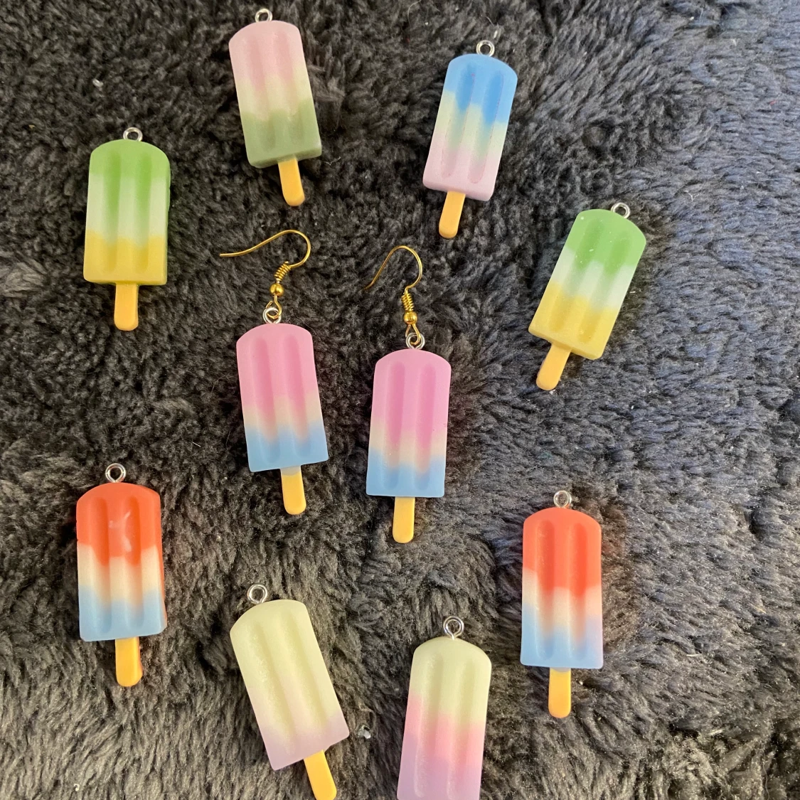 Glass örhängen  - 90