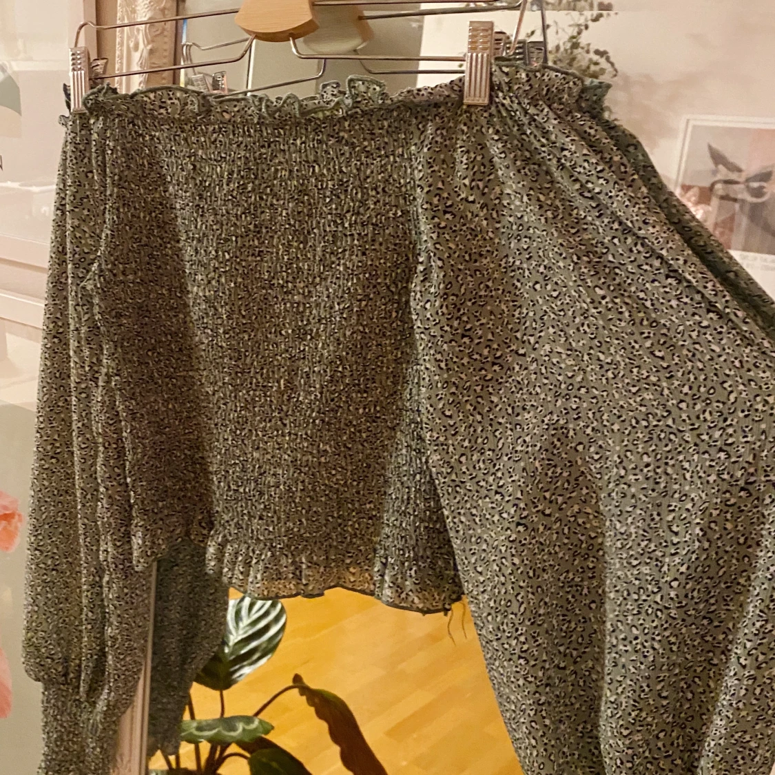 Grön Off-shoulder topp - 91