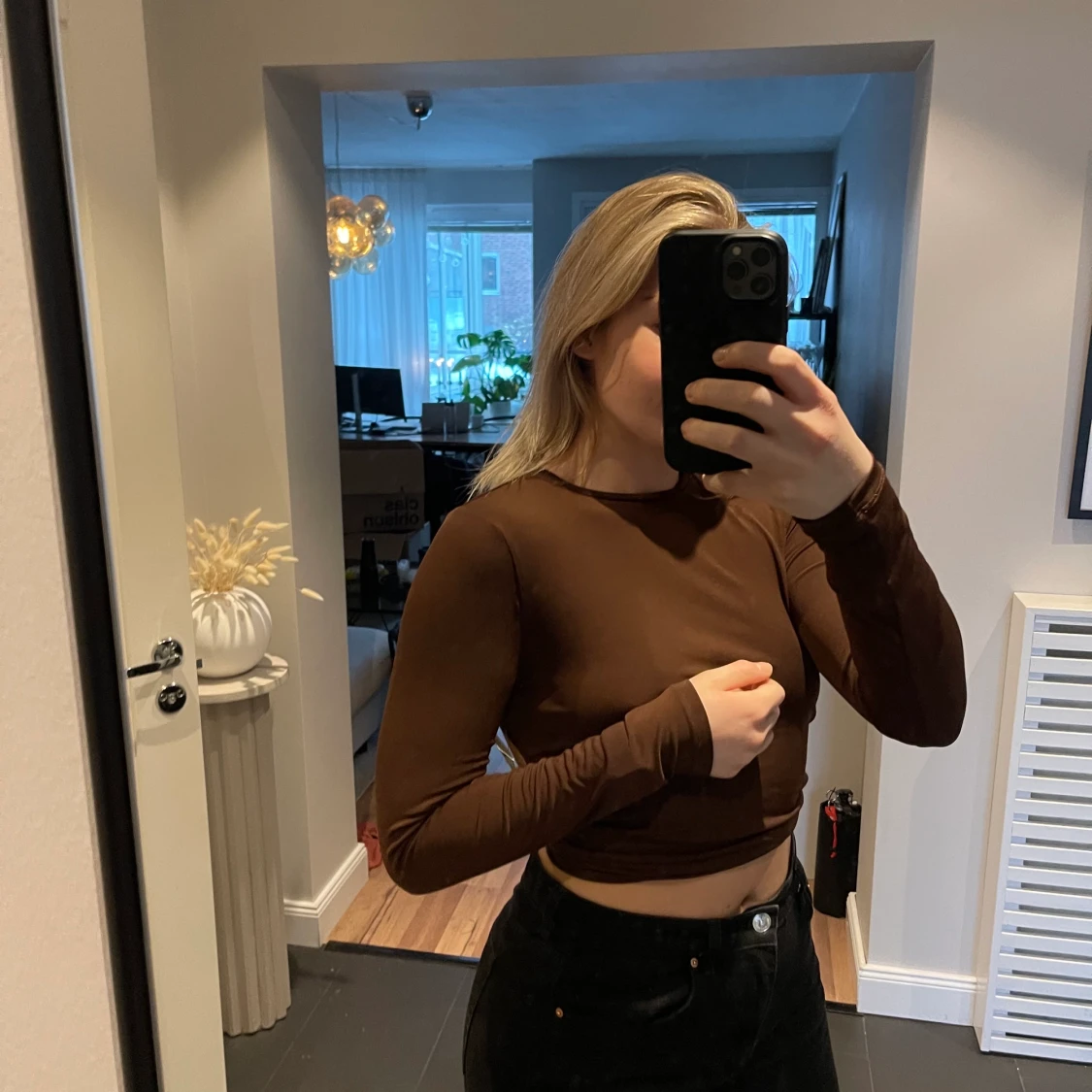 Tröja med öppen rygg