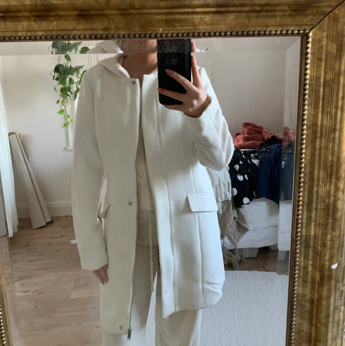 Vit kappa från Vila - 90