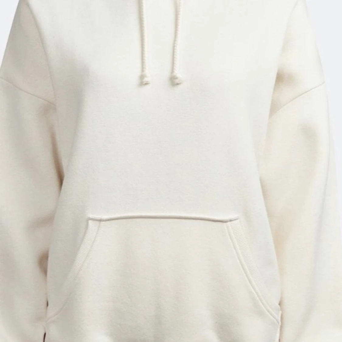 Vit hoodie bikbok  - 91