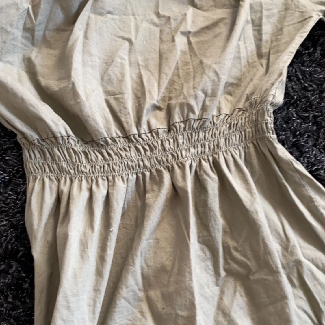 Klänning mörk grön  - 91