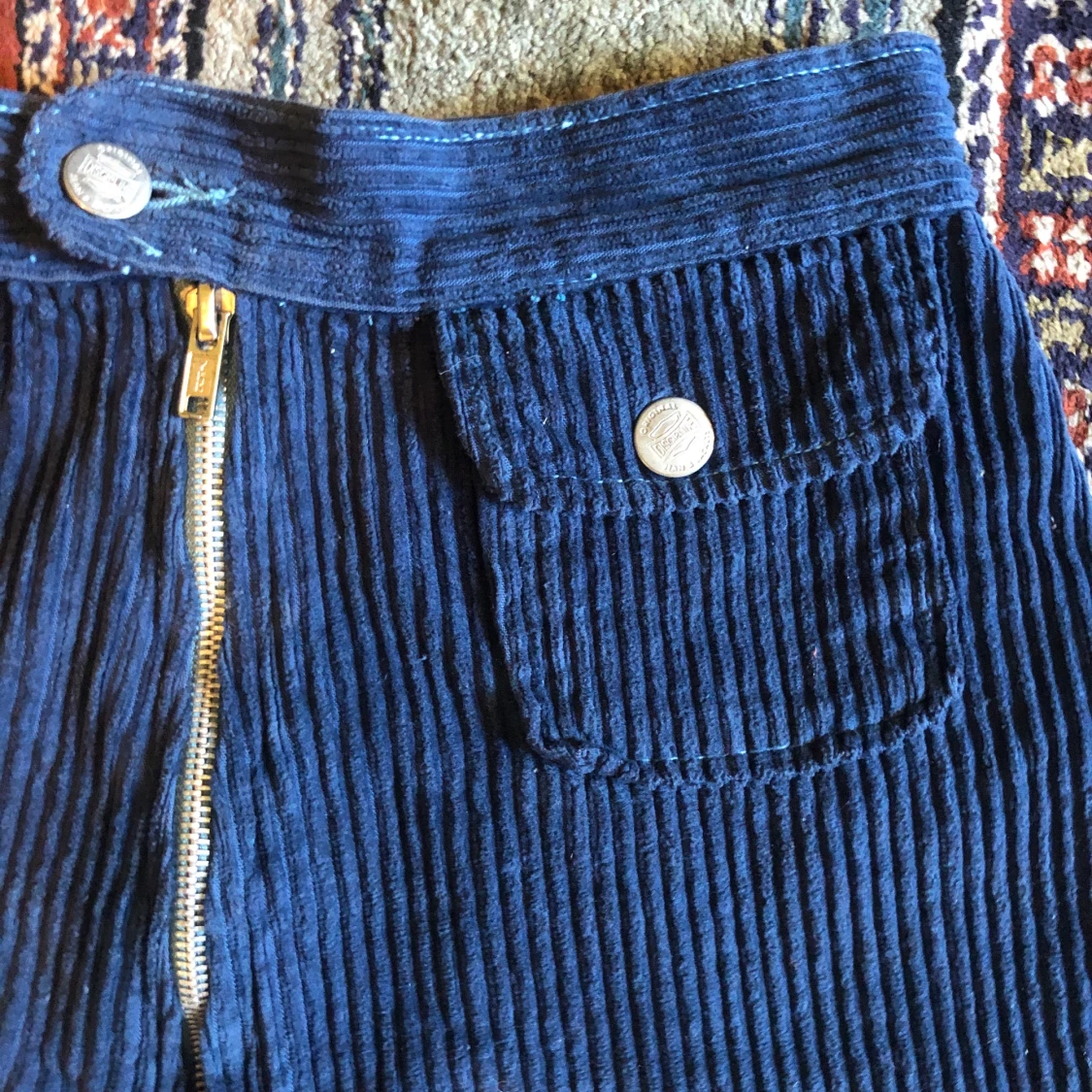 Blå Manchester kjol - 90