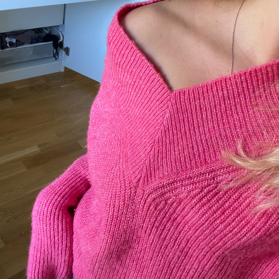 Mysig stickad tröja💖 - 90