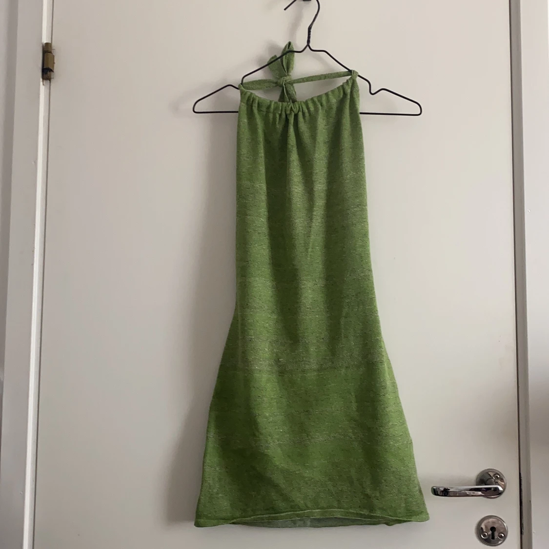 Trendig grön klänning 