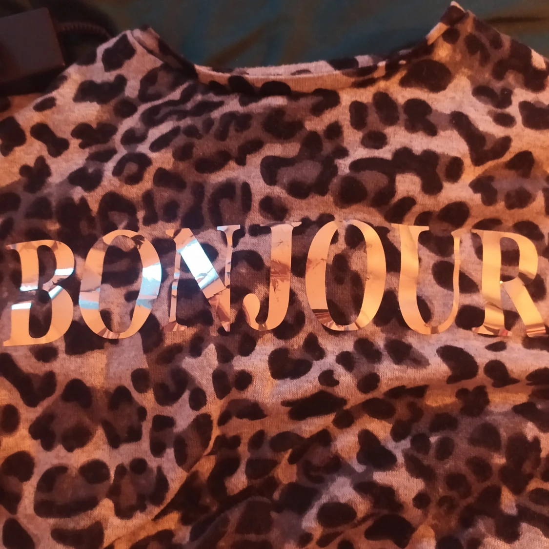 Bonjour Grey leopard print - 90
