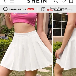 Tenniskjol  - Säljer denna söta tenniskjol från shein! Använd max tre gånger 