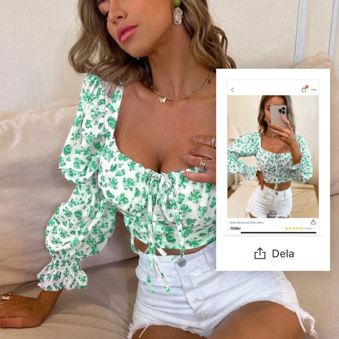 Jätte fin sommartop - 90