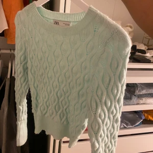 Zara tröja - Söt turkos tröja från zara