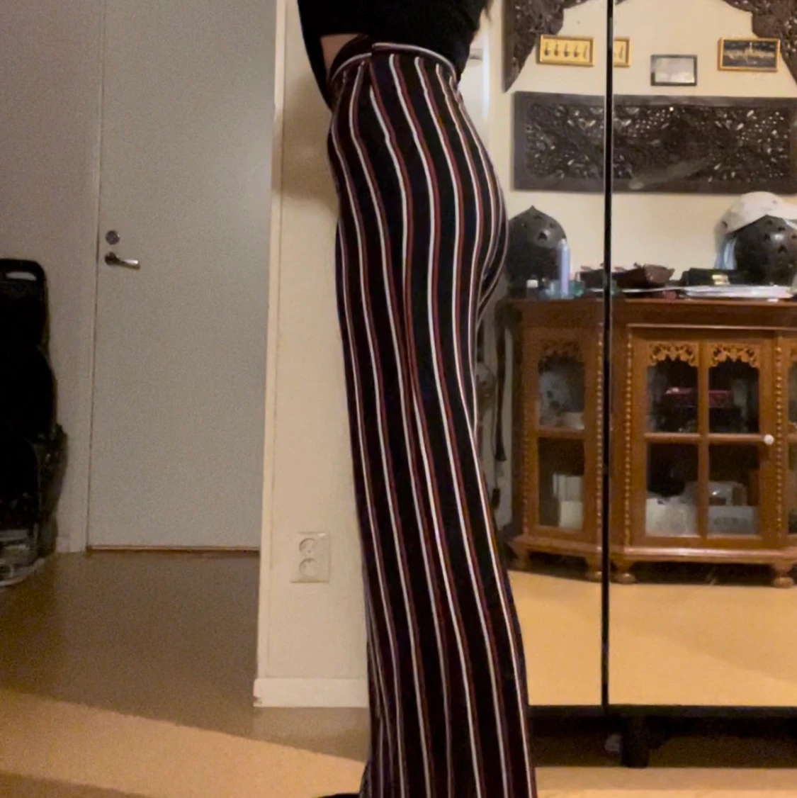 Randiga byxor i strl S/M - 90