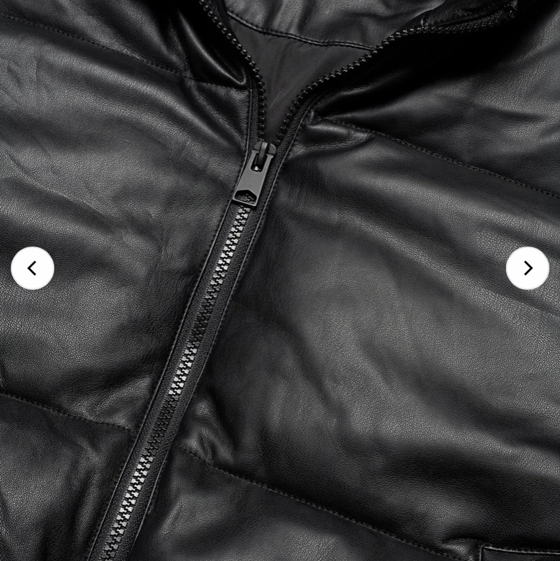 Vinterjacka Läderimitation  - 91