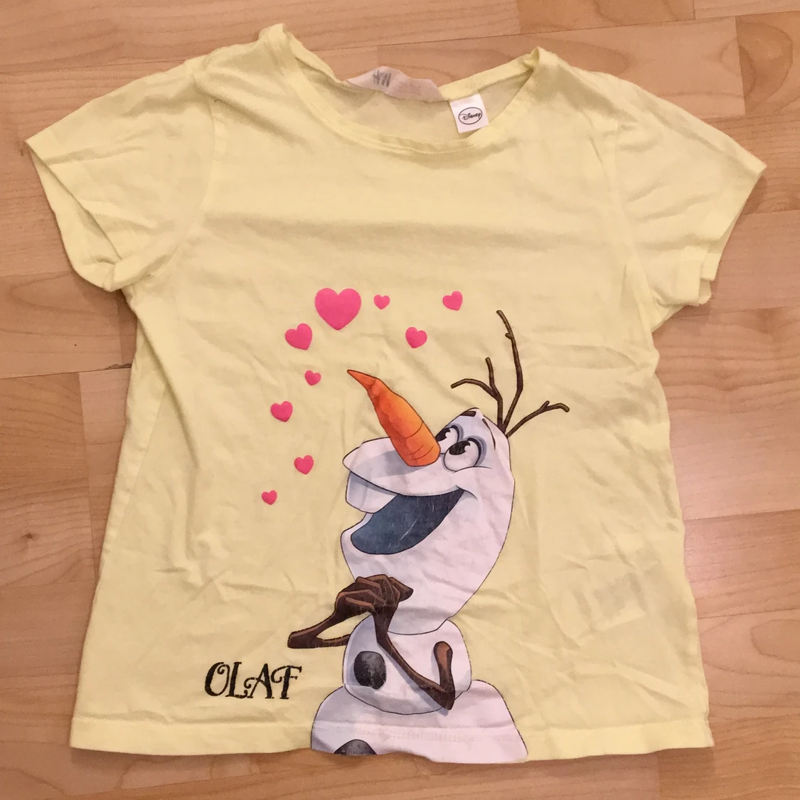 En fin gul olof T-shirt  - 90