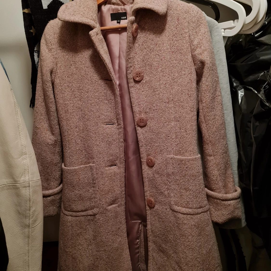 Kappa tjock ljusrosaljuslila  med siden 