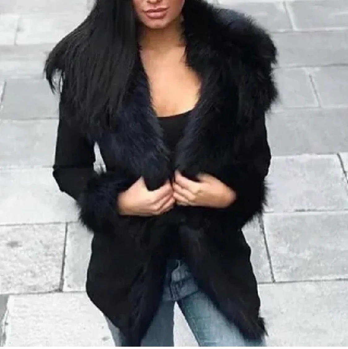 Kappa med päls - 90