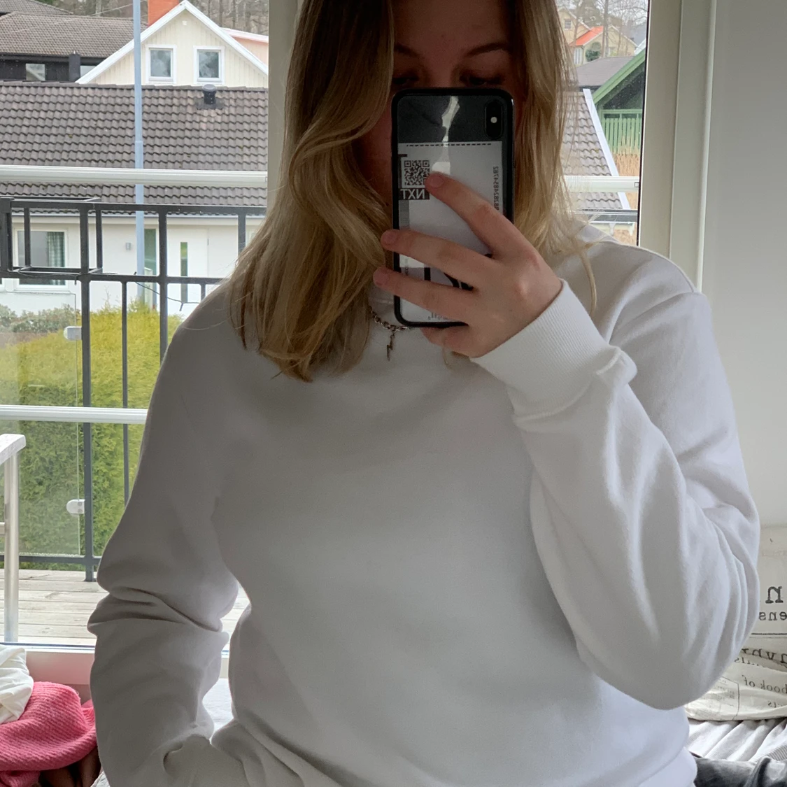 Vit sweatshirt h&m - 90