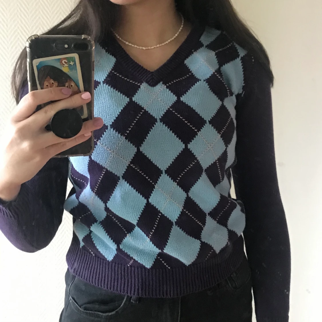 Vintage tröja med snyggt mönster - 90