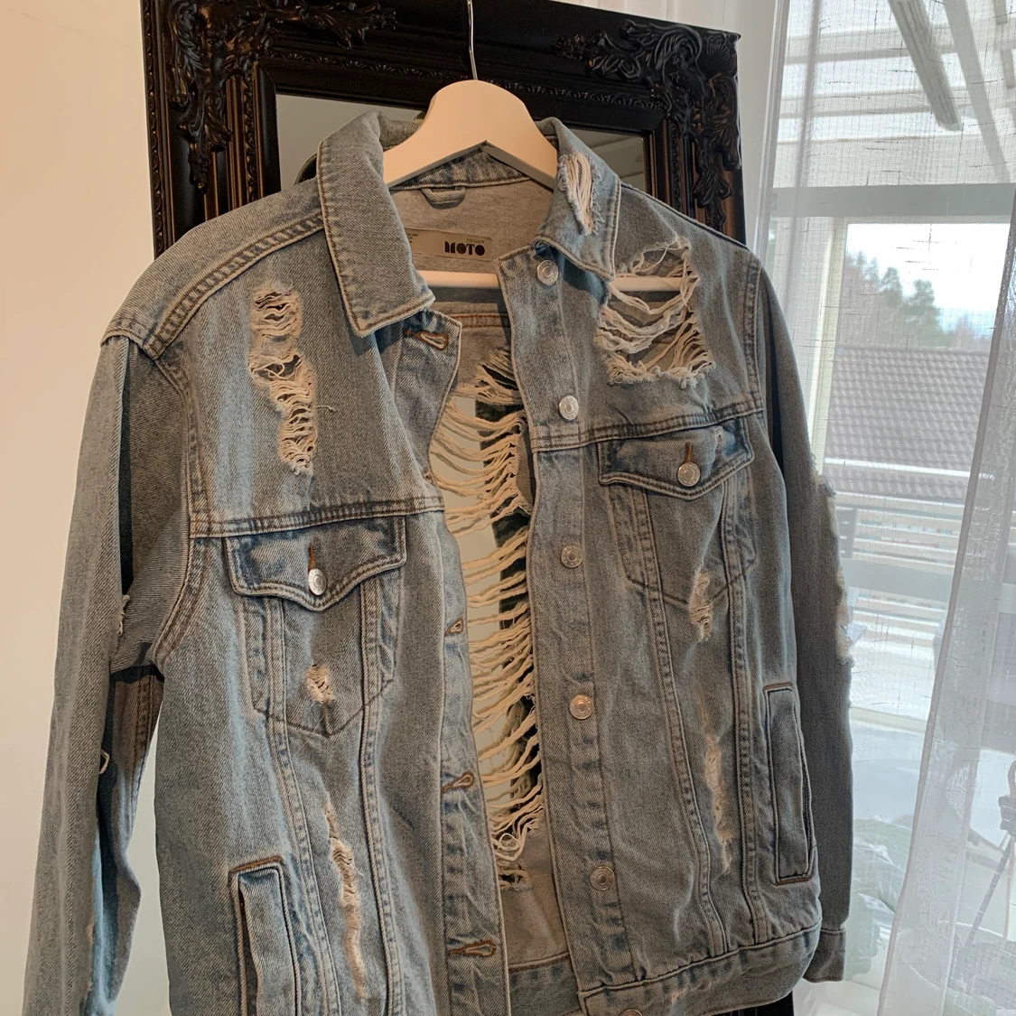 Jeansjacka i storlek xs 💖 - 90