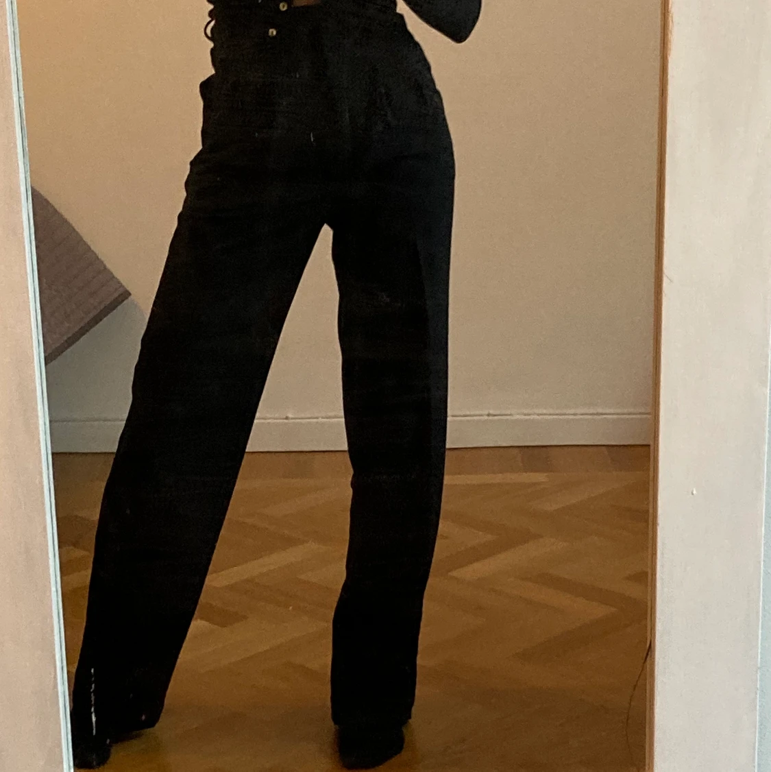 Svarta kostymbyxor  - 90