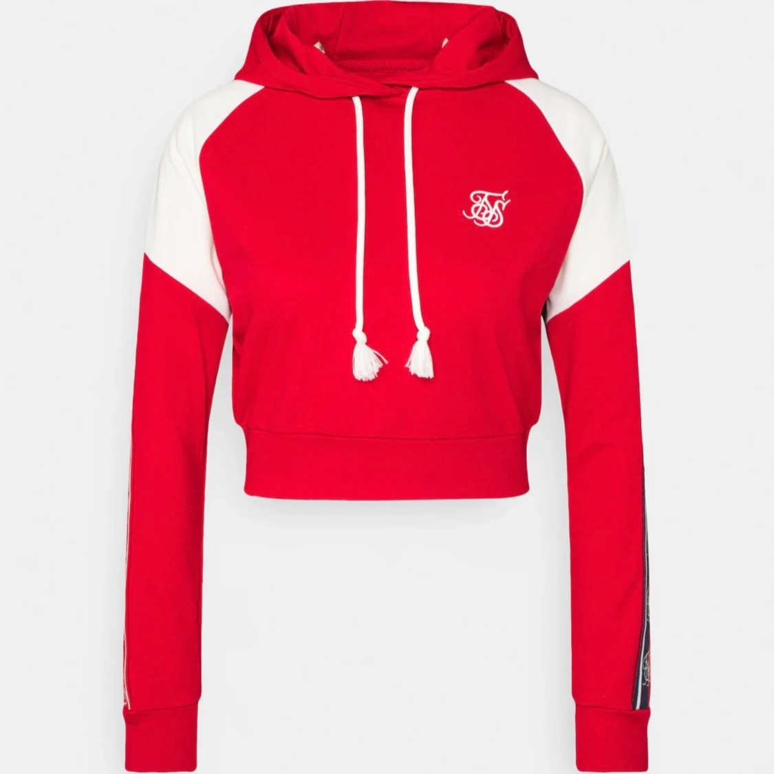 Silksilk röd hoodie 