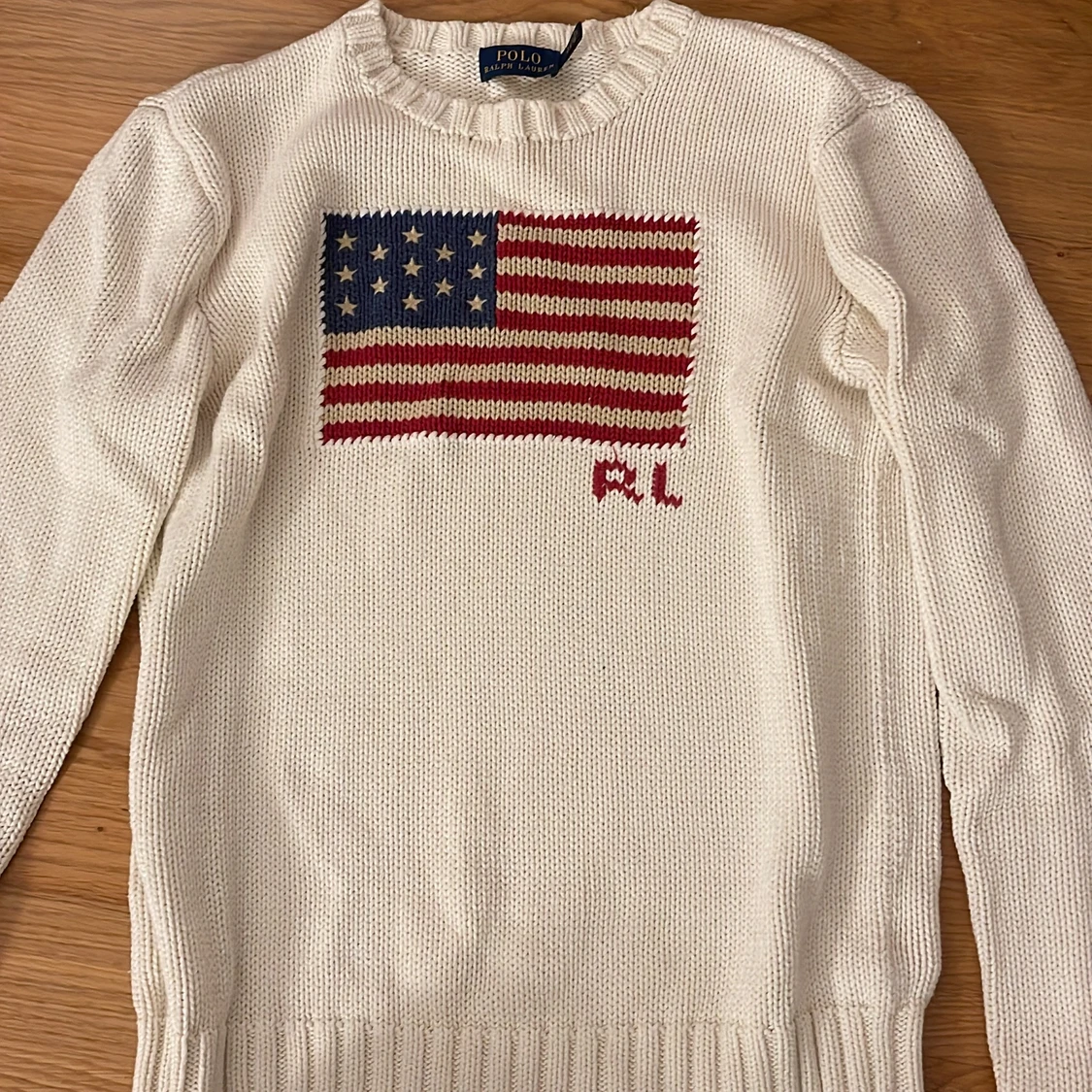Stickad Ralph lauren tröja  - 90