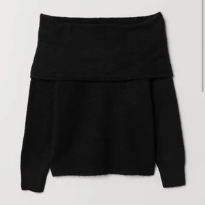 H&M off shoulder tröja - Stickad off shoulder tröja