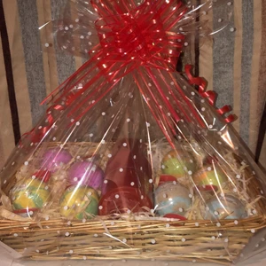 Basket of bath bombs & candles new - Basket of bath bombs & candles new… bath bombs fragrances tea light candles & one big candle 