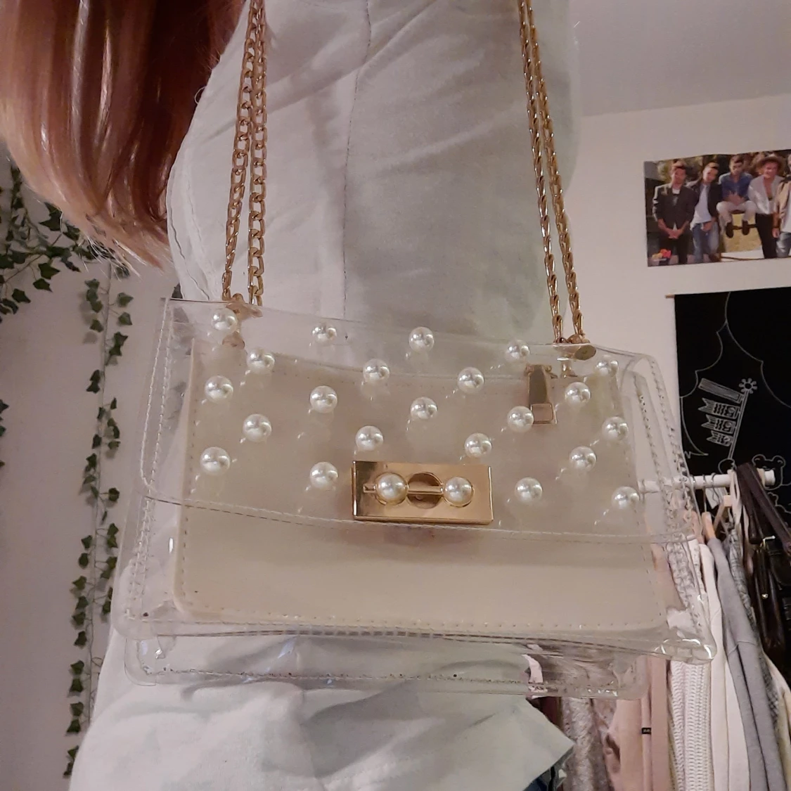 Väska med pärlor  - 90