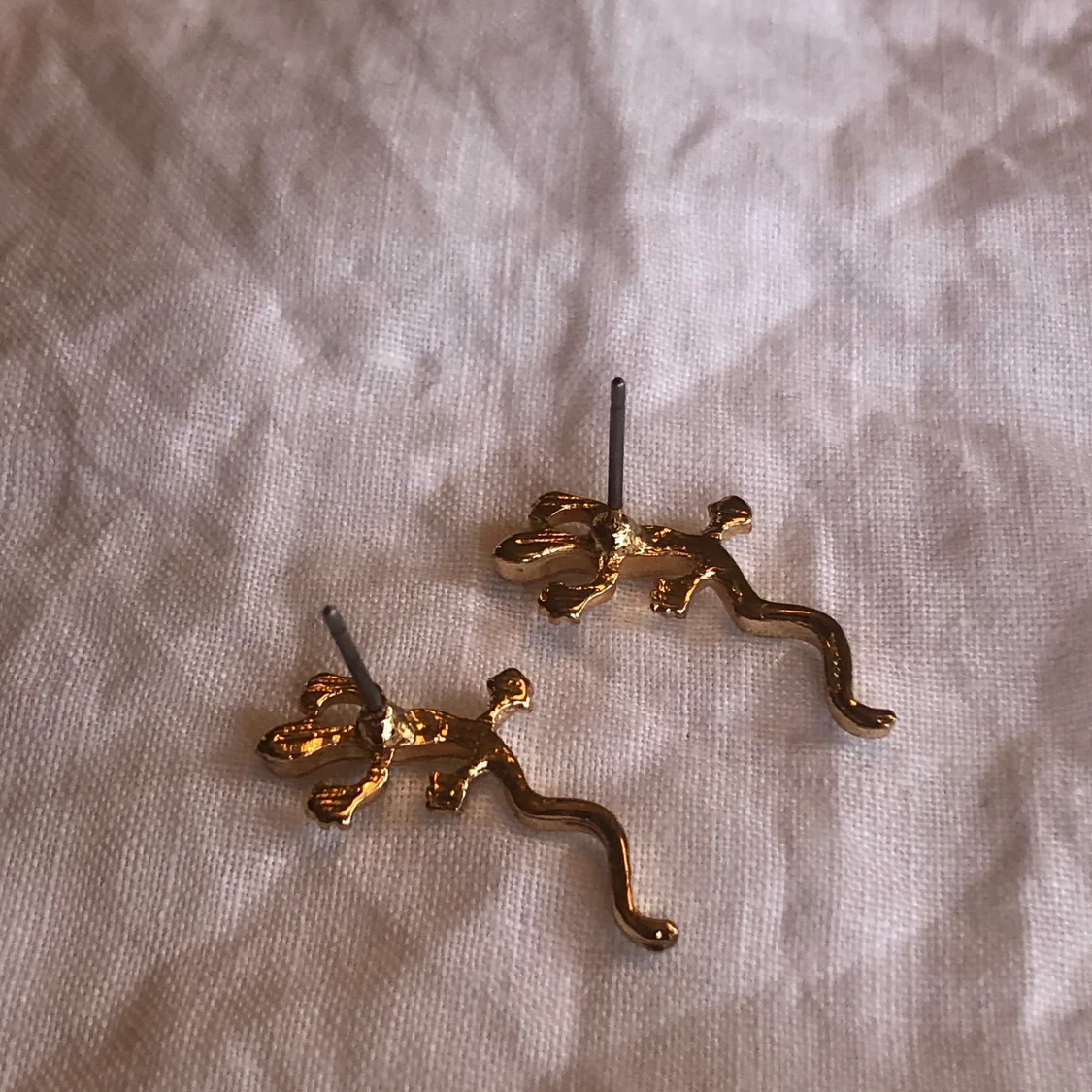 Guldfärgade örhängen  - 90