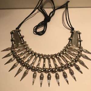 Halsband - Halsband i silvrigt stål, den är lite tyngre 