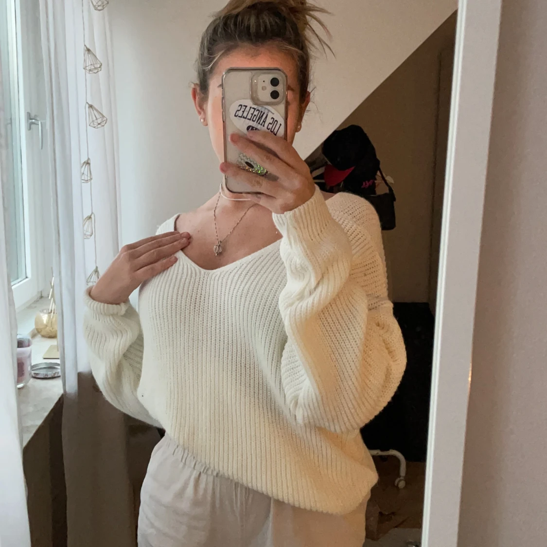 VIT STICKAD TRÖJA BOOHOO - 90