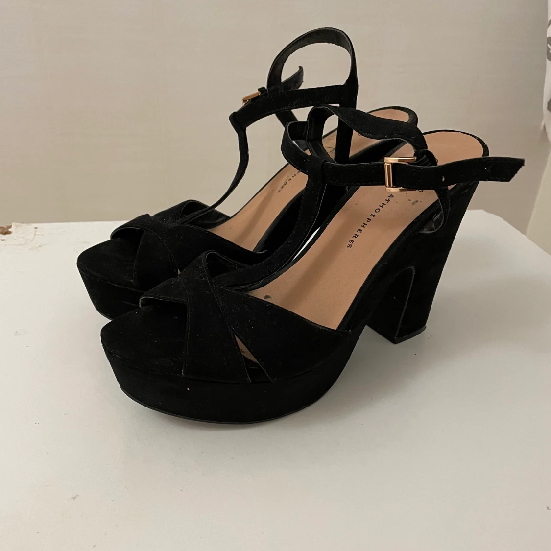 Svarta Klackskor storlek 40