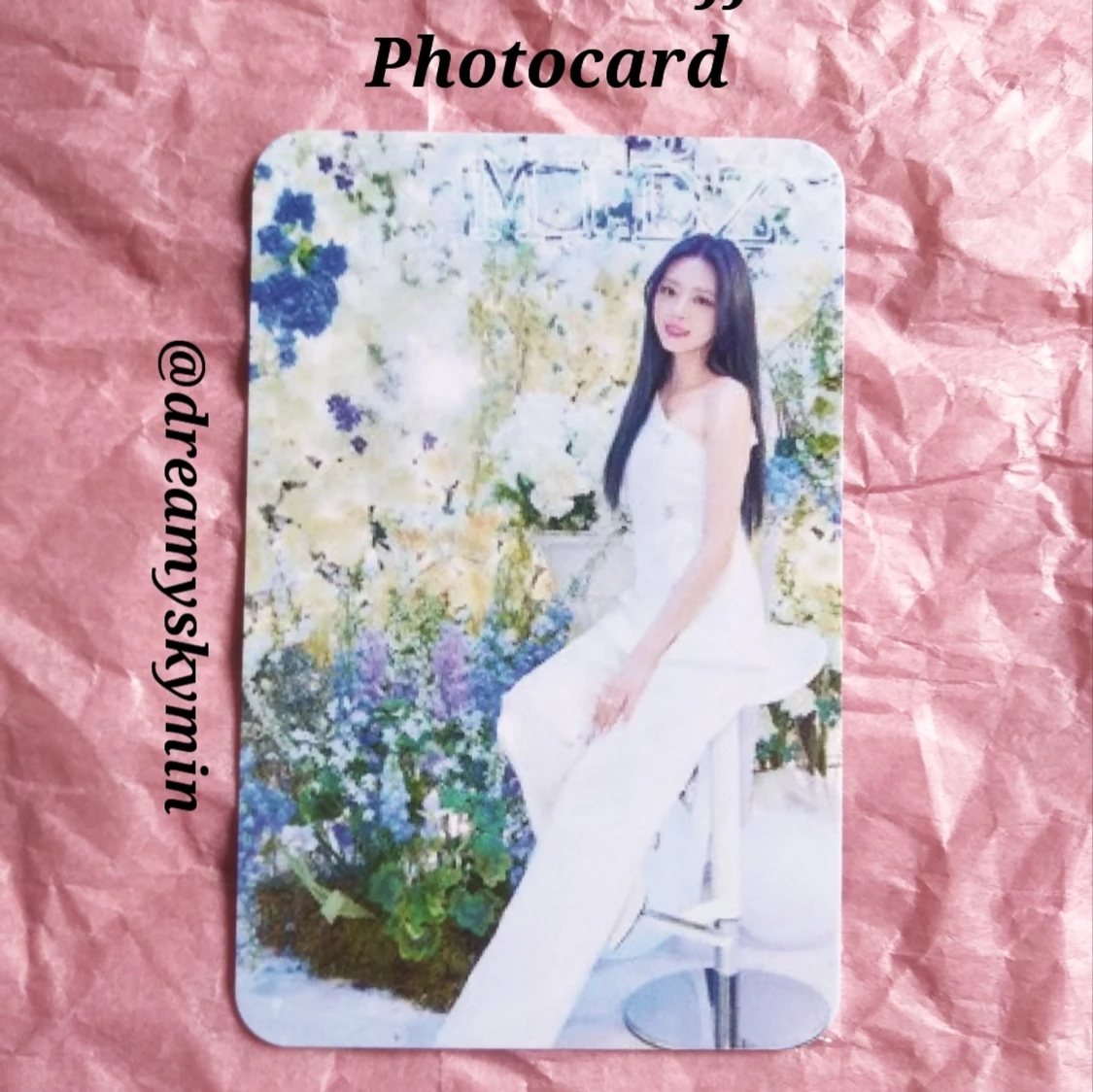 ITZY Yuna Unofficial Photocard