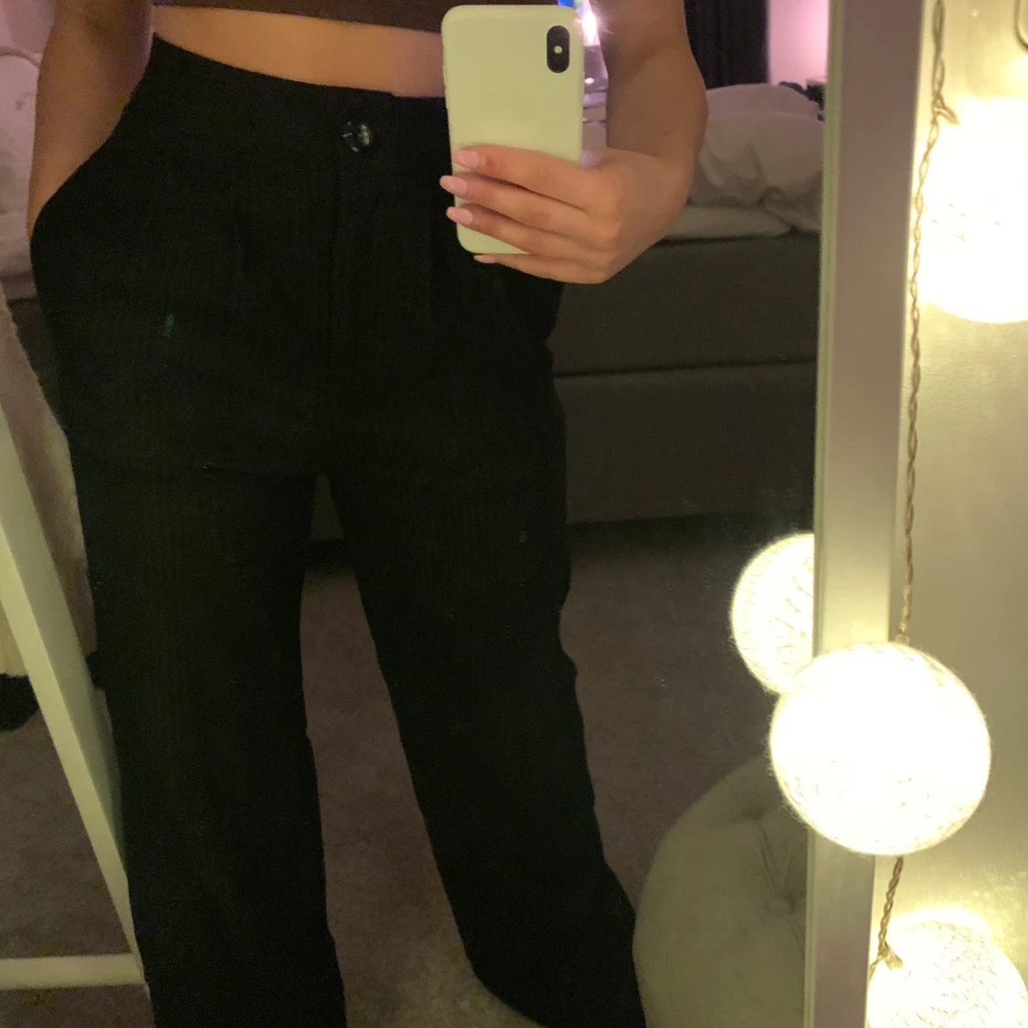 Svarta Manchesterbyxor  - 91