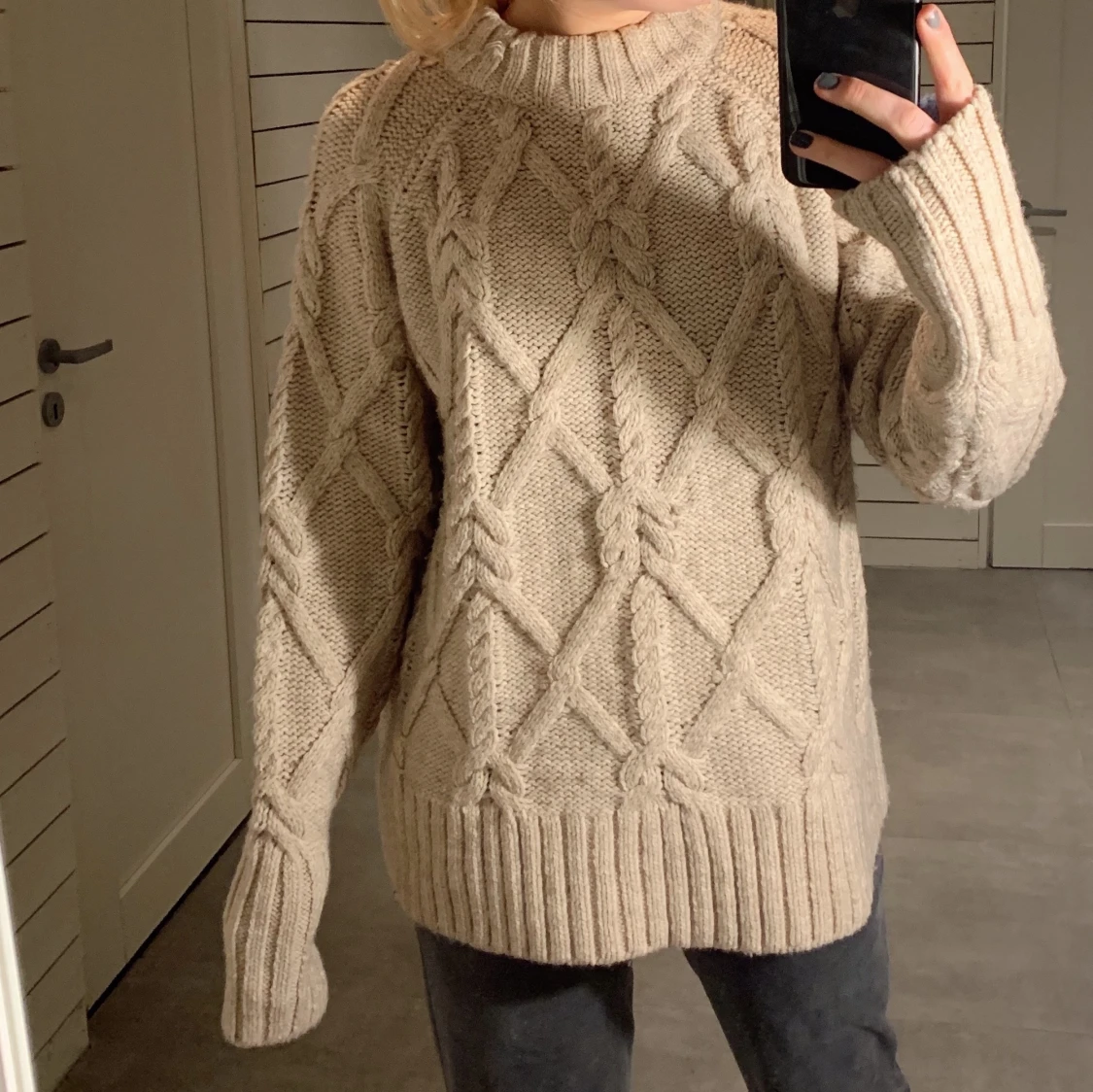 Stickad tröja - 90