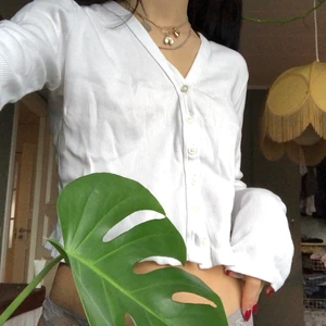 söt tröja  - Ribbad tröja från brandy melville! köpt för längesedan men i princip oanvänd!!! jag på bilden har xs, puss 