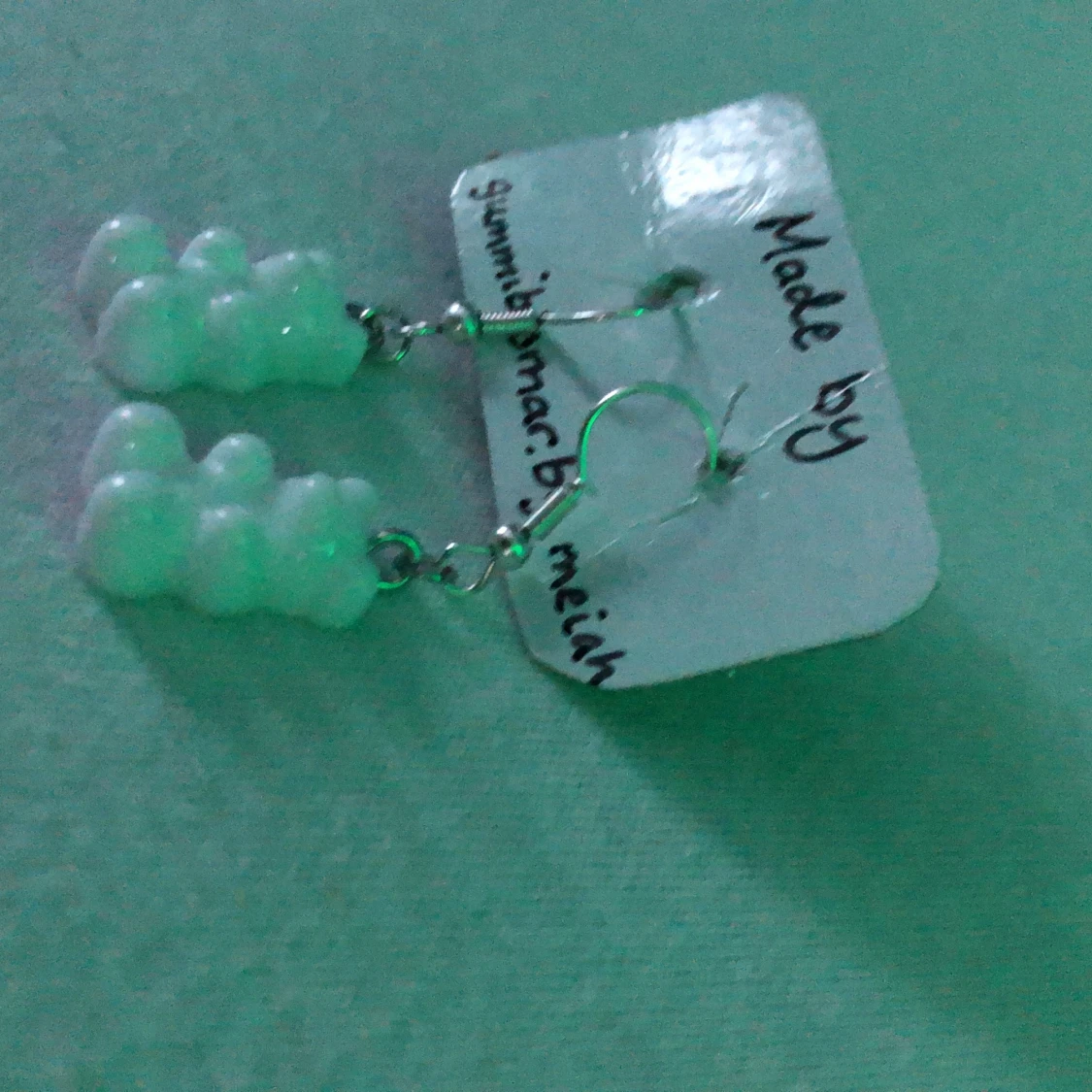 Vita örhängen! - 91