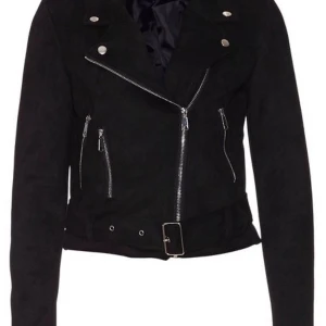 Mocka jacka  - Säljer min mocka jacka från Nelly i storlek 42