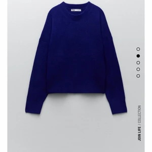 Stickad tröja  - Säljer den här stickade tröjan från zara i stl M. Fint & skönt material. Använd 2 ggr Max där av är tröjan inte nopprig eller något utan av fin kvalite. Skriv till mig om du har frågor eller om du vill att jag tar egna bilder på tröjan🥰 slutsåld på hemsidan