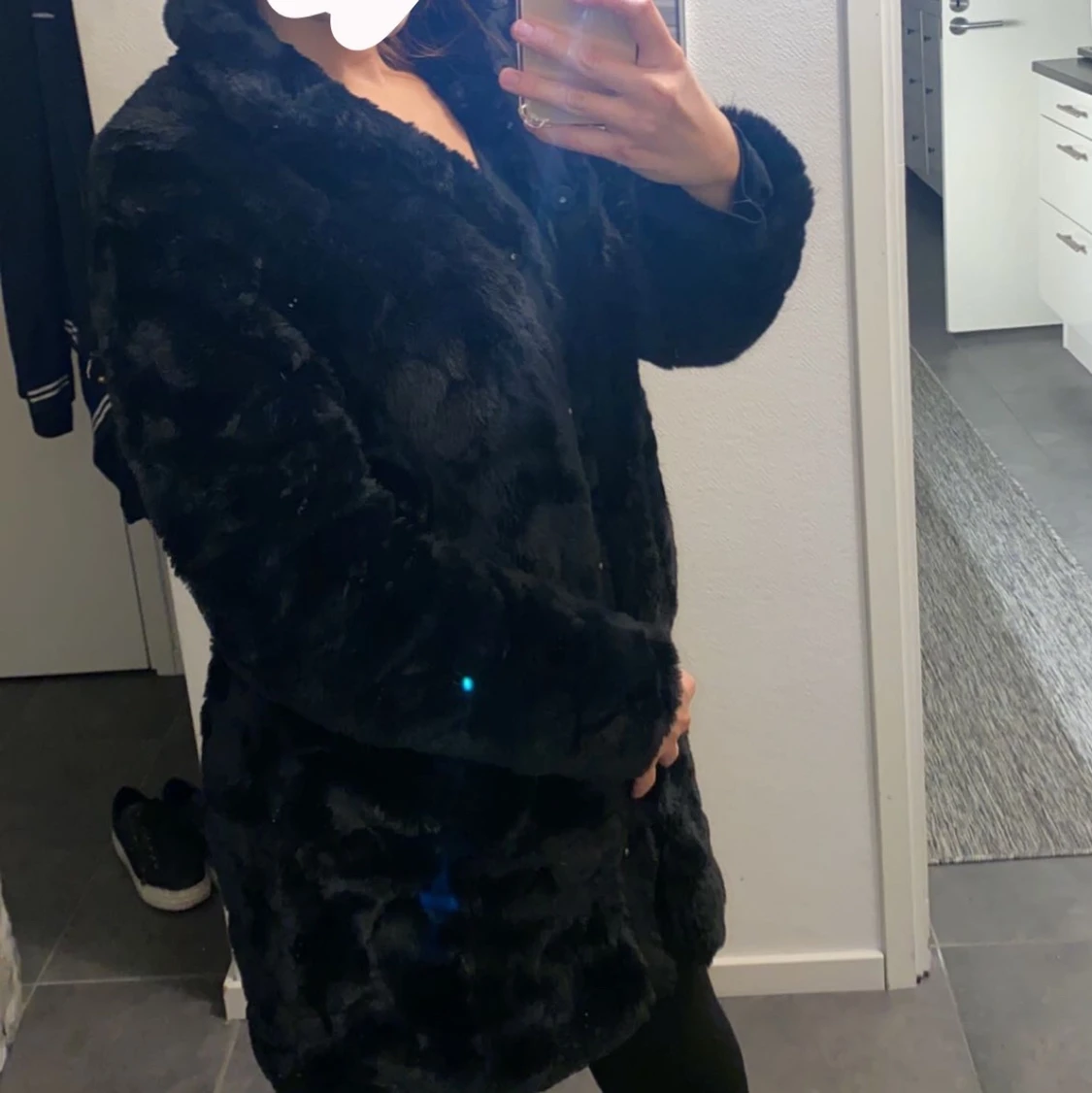 Vår/vinter jacka päls  - 90