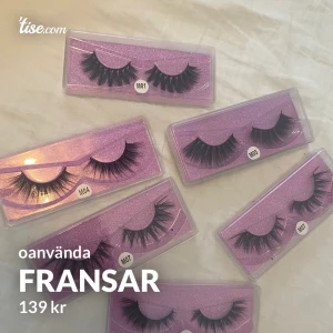 fransar - oanvända!! frakt 24kr