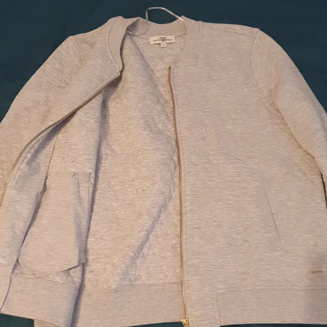 Ljusgrå cardigan - 91