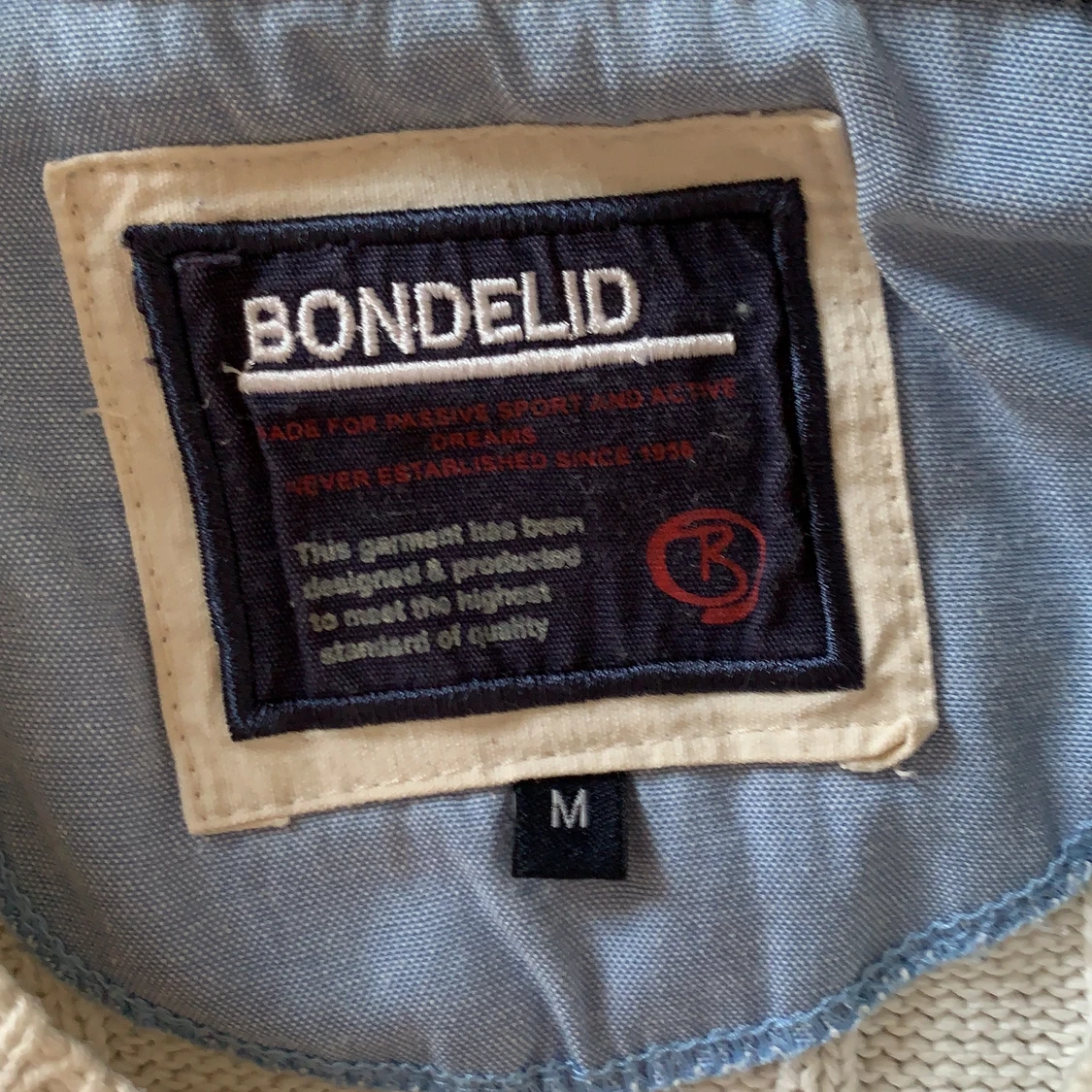 Stickad bondelid sweatshirt  - 90