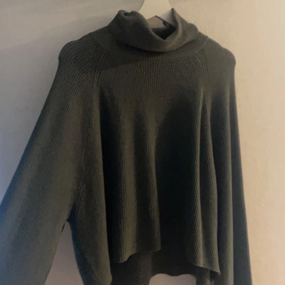 Fin stickad grön tröja