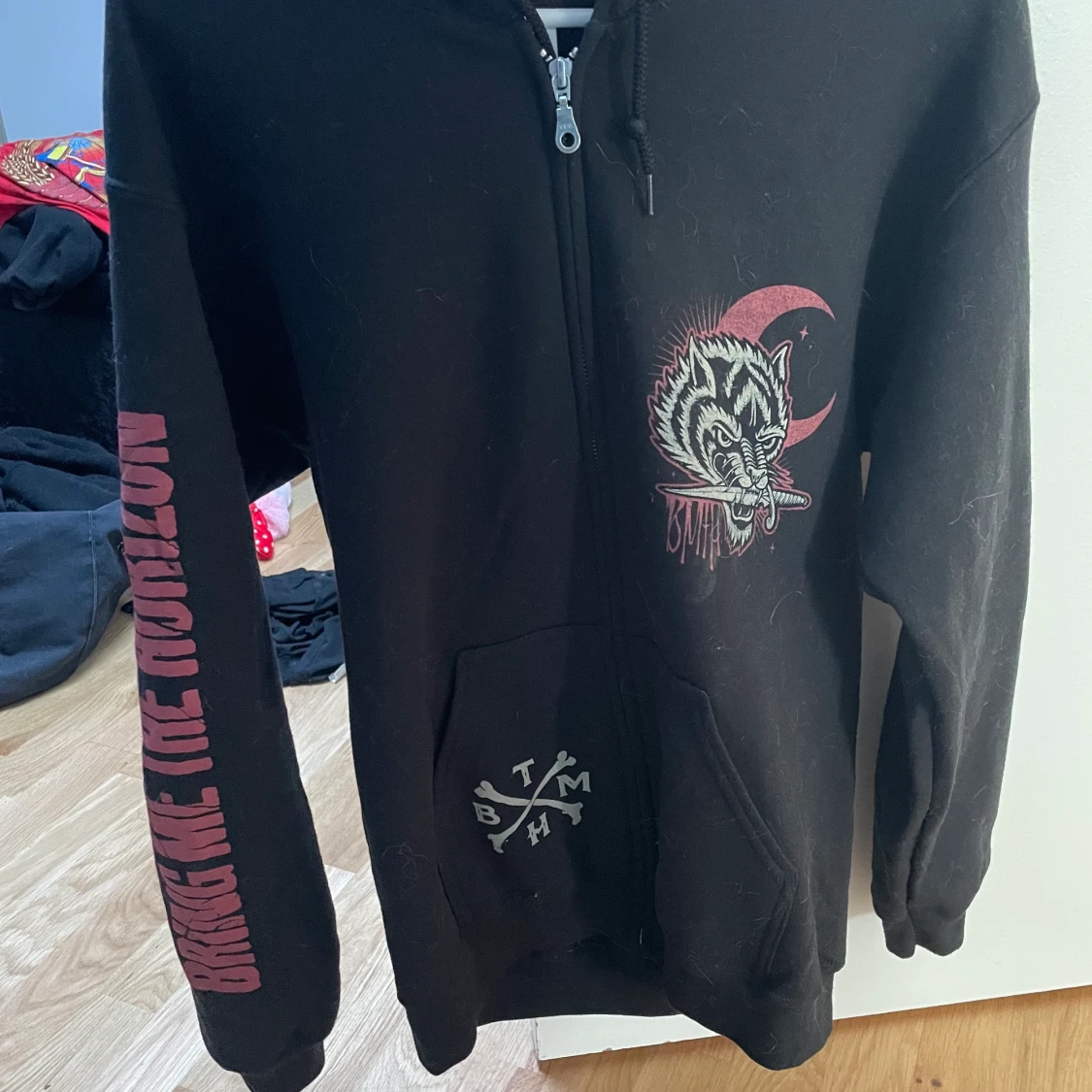 Bring me the horizon zip up hoodie 