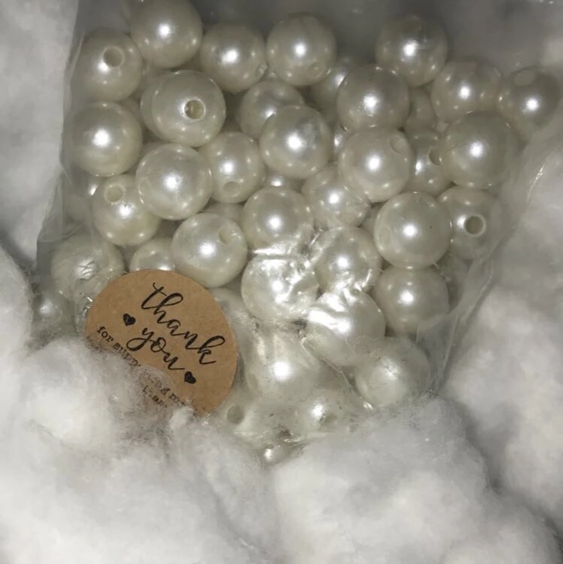 Vita vaxade pärlor - 90