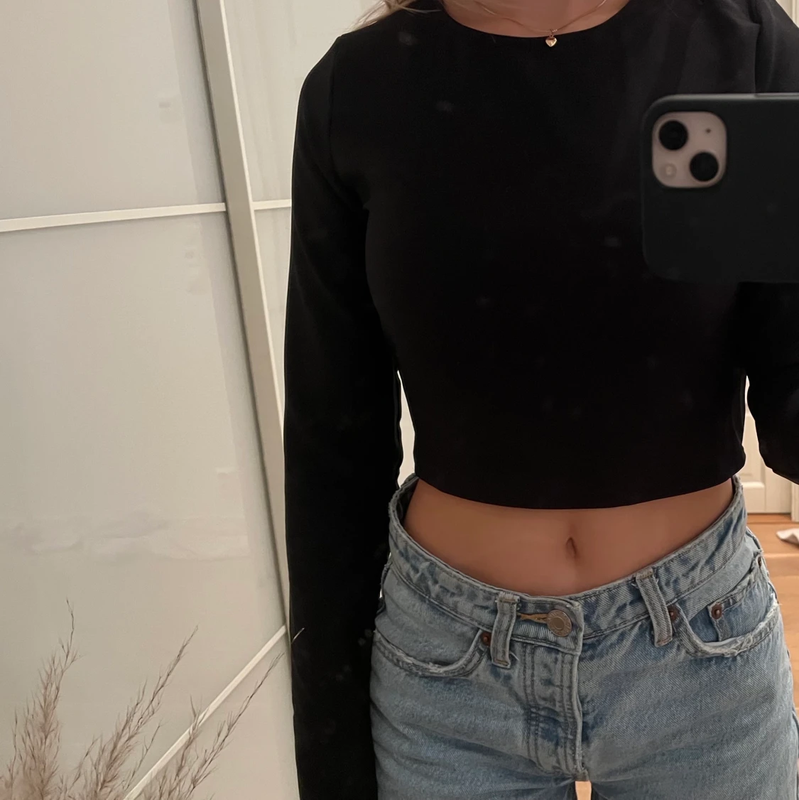 Topp med snörad rygg - 90