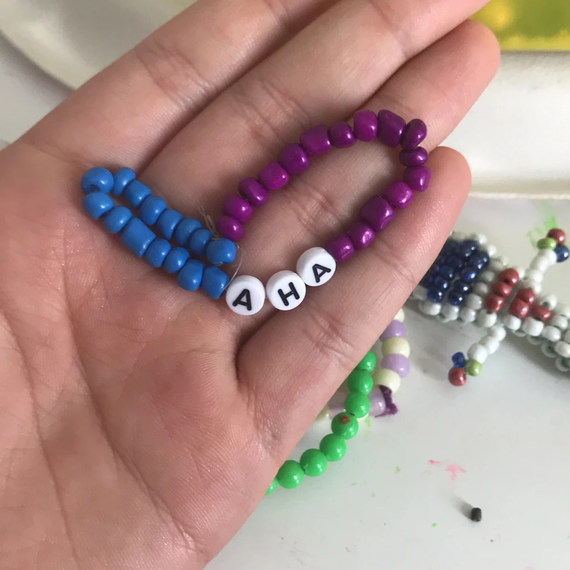 Två armband och en ring blomma  - 91