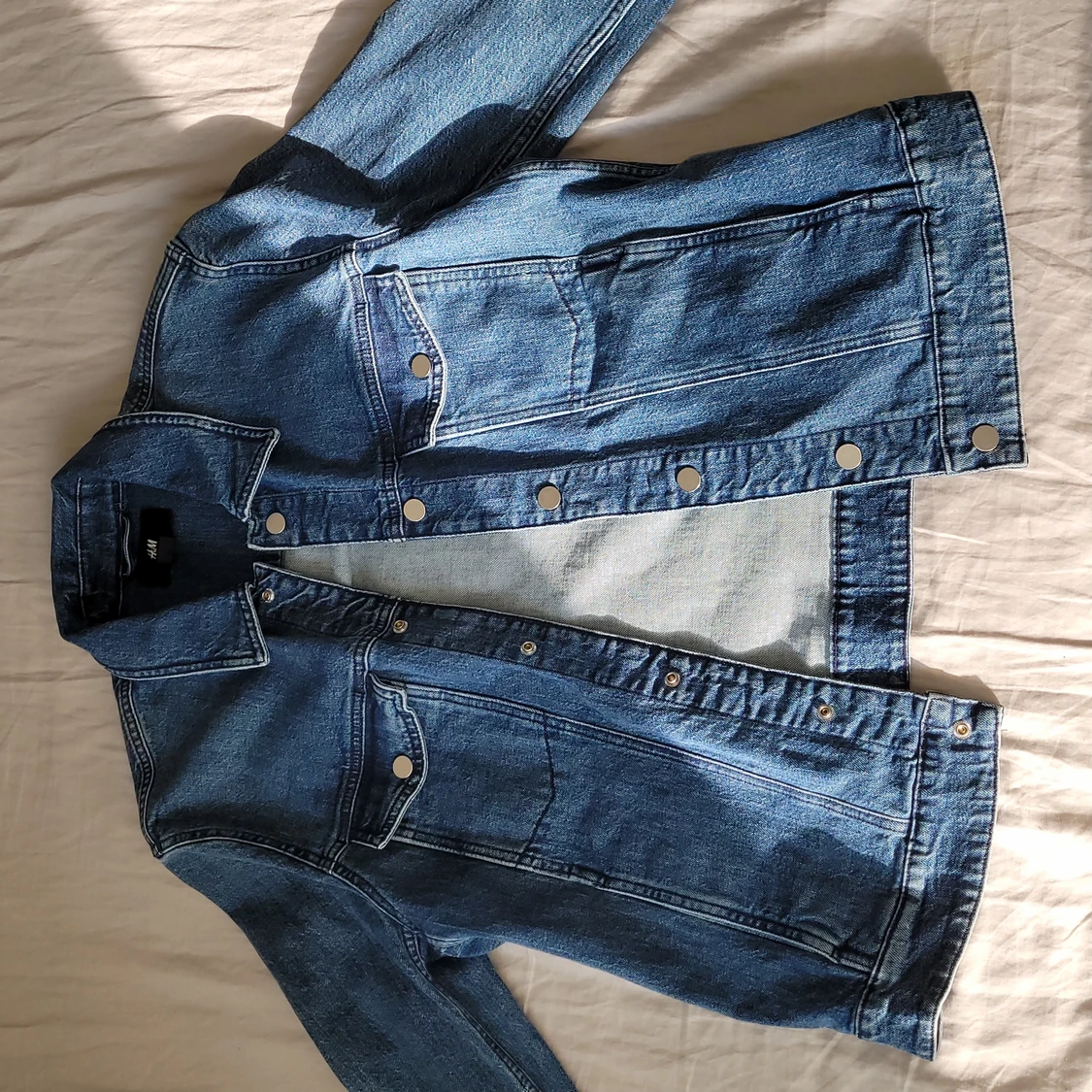 Jeansjacka mörkblå - 90