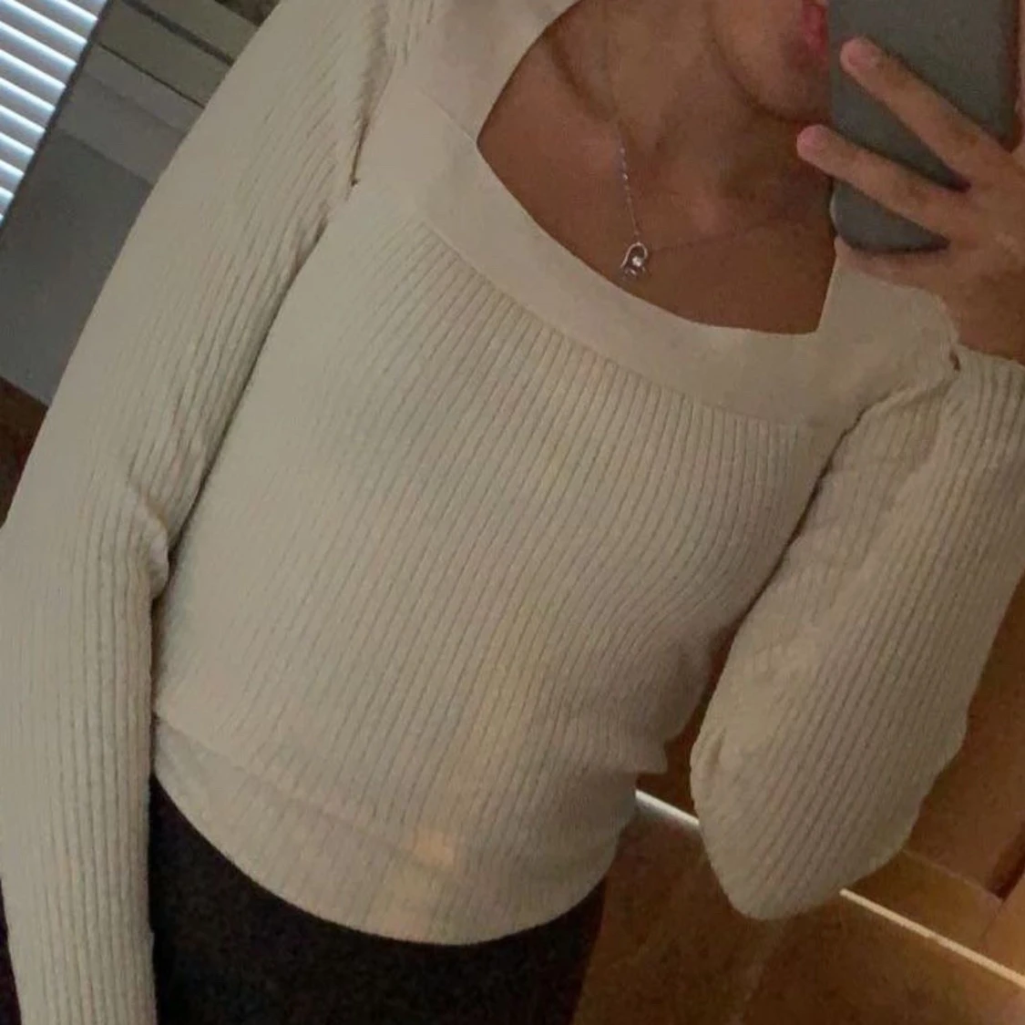 Långarmad top - H&M, strl S