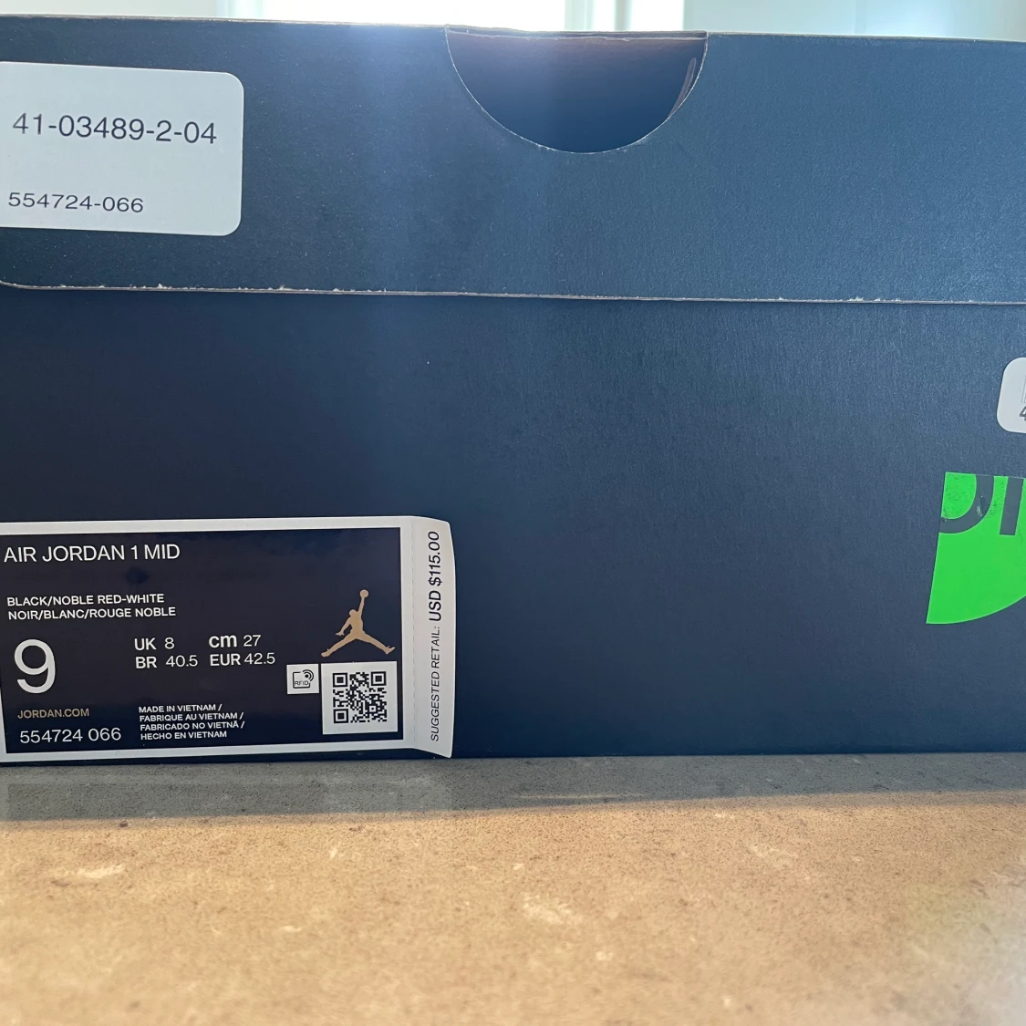 Nike Jordan 1 mids ”bread toe” - 91